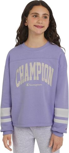 Champion Girls Short Sleeve Graphic T-Shirt Crewneck Tee for Kids in Kuwait