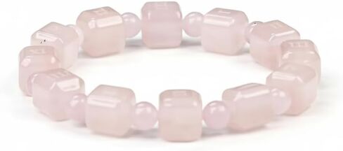 WUXIN Five Elements Healing Crystal Bracelet for Women - Natural Amethyst, Rose Quartz, Citrine & Aquamarine Gemstone Bracelet for Balance, Chakra Healing & Anxiety Relief, Spiritual Gift with Jewelry Box in Saudi Arabia