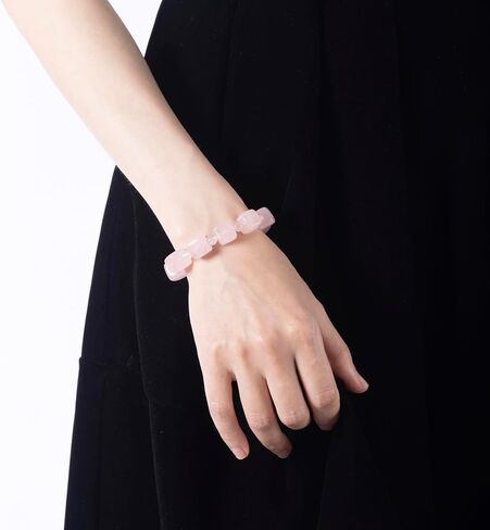 WUXIN Five Elements Healing Crystal Bracelet for Women - Natural Amethyst, Rose Quartz, Citrine & Aquamarine Gemstone Bracelet for Balance, Chakra Healing & Anxiety Relief, Spiritual Gift with Jewelry Box in Saudi Arabia