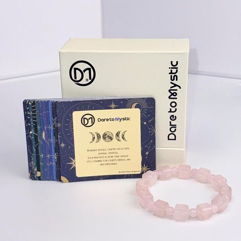 WUXIN Five Elements Healing Crystal Bracelet for Women - Natural Amethyst, Rose Quartz, Citrine & Aquamarine Gemstone Bracelet for Balance, Chakra Healing & Anxiety Relief, Spiritual Gift with Jewelry Box in Saudi Arabia