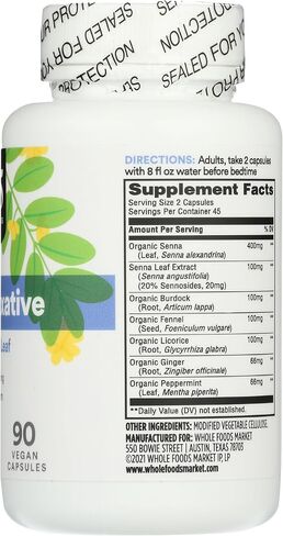 365 By Whole Foods Market, Natural Laxative, 90 Count in Saudi Arabia