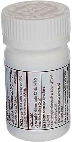Travel Sickness Chewables 25MG 100 Count per Bottle (2 Pack) in Kuwait