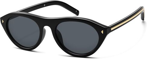 COASION Retro Oval Cat Eye Sunglasses - Small Face Trendy Narrow Frame Shades for Women in Kuwait