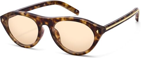 COASION Retro Oval Cat Eye Sunglasses - Small Face Trendy Narrow Frame Shades for Women in Kuwait