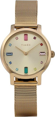 Timex Women's Transcend 31mm Watch - Triple Gold Tone in Kuwait