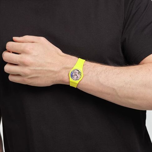 Swatch Gent Biosourced Unisex Watch Casual Polymer Yellow Quartz Waterproof Reverie By Roy Lichtenstein, The Watch in Kuwait
