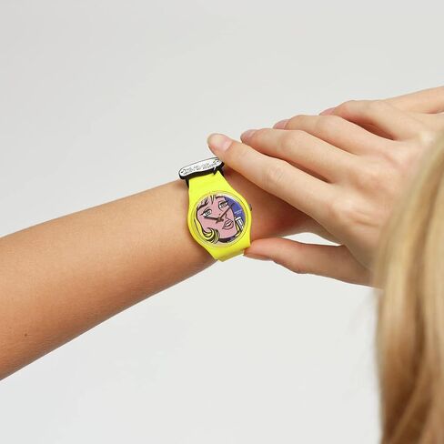 Swatch Gent Biosourced Unisex Watch Casual Polymer Yellow Quartz Waterproof Reverie By Roy Lichtenstein, The Watch in Kuwait