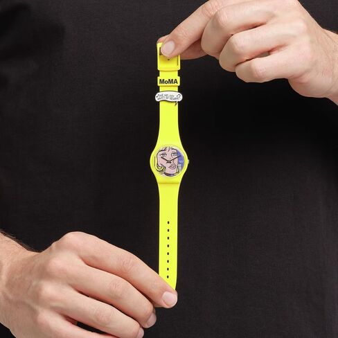 Swatch Gent Biosourced Unisex Watch Casual Polymer Yellow Quartz Waterproof Reverie By Roy Lichtenstein, The Watch in Kuwait