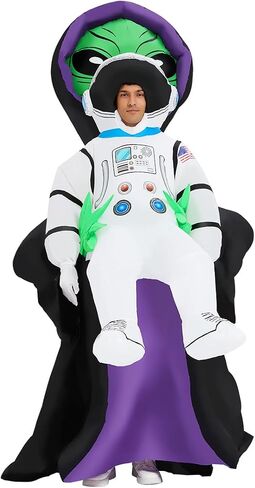 GOOSH Alien Costume Halloween Inflatable Costume for Adults Women Men Blow up for Parade Party Cosplay in Kuwait