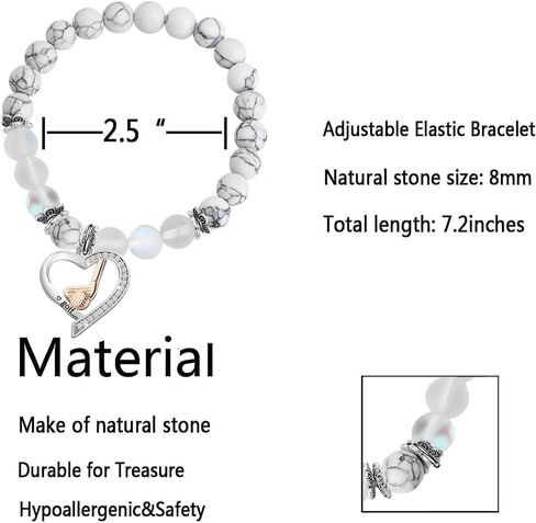 FUSTMW Women's Golf Necklace & Bracelet - Golf Jewelry Gifts for Ladies & Players in Kuwait