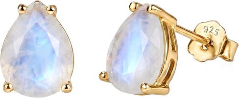 Turquoise Earrings 14k Gold Plated 925 Sterling Silver Teardrop Hypoallergenic Stud Earrings Jewelry For Women Mothers Day Gifts for Mom in Kuwait