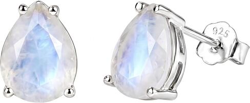 Turquoise Earrings 14k Gold Plated 925 Sterling Silver Teardrop Hypoallergenic Stud Earrings Jewelry For Women Mothers Day Gifts for Mom in Saudi Arabia