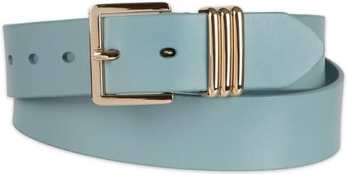Tommy Hilfiger Women's Casual Genuine Leather Triple Metal Loop Belt for Jeans, Trousers and Dresses in Kuwait
