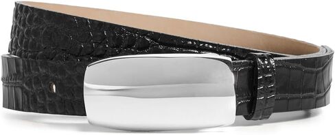 L'AGENCE Women's Marlowe Leather Belt in Saudi Arabia