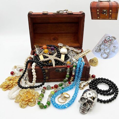 Mystery Jewelry Jar, Vintage,Goth Surprise Jewelry Set Gift for Her in Saudi Arabia