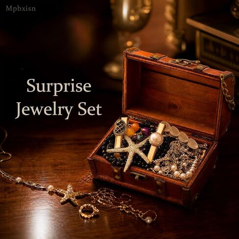 Mystery Jewelry Jar, Vintage,Goth Surprise Jewelry Set Gift for Her in Saudi Arabia