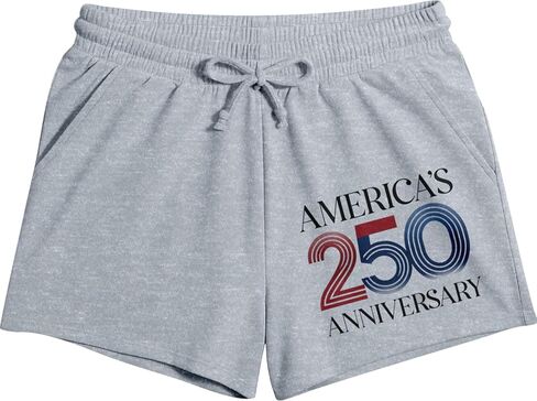 شورت صالة رمادي للسيدات من Americana America's 250 Anniversary in Kuwait