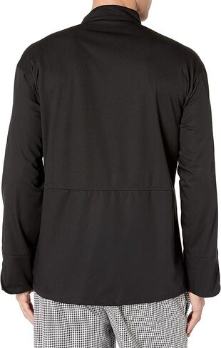 معطف Uncommon Threads Barbados Chef مع شبكة خلفية بفتحة تهوية احترافية، أسود، 4XL 0481-0108 in Saudi Arabia