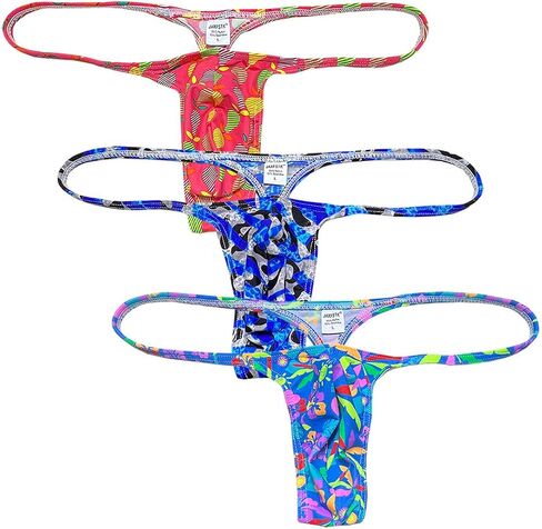 OROCOJUCO Men Minimal Coverage Posing Thong Shallow Slim Pouch Tangas Micro G-string Swim T-back Sexy Bikini Underwear in Saudi Arabia