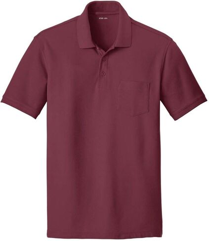 قمصان بولو كلاسيكية بجيب من Joe's USA للرجال بمقاسات XS-4XL in Kuwait