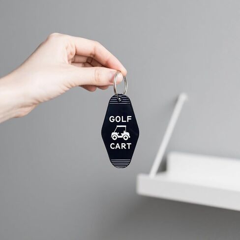 4 PCS Golf Cart Keychain Sport Themed Motel Golf Cart Key Chain for Women Man Golf Lovers Golf Souvenirs Gift in Saudi Arabia