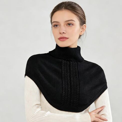 Winter Scarf for Women, Warm Shawl & Neck Warmer for Cold Weather, Soft Warm Turtleneck Scarf, Wear Outer or in in Kuwait