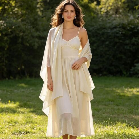 Chiffon Scarf for Women Lightweight Breathable Sunscreen Shawls Wraps for All Seasons Travel in Saudi Arabia