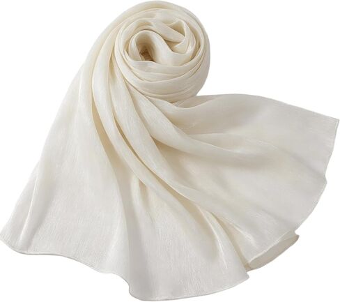 Chiffon Scarf for Women Lightweight Breathable Sunscreen Shawls Wraps for All Seasons Travel in Saudi Arabia