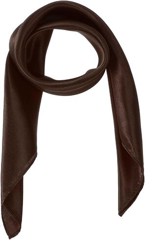 uxcell Satin Neck Square Scarf for Women Solid Color Silk Purse Scarf Lightweight Fashion Scarves Headband for Hair Handbag in Kuwait