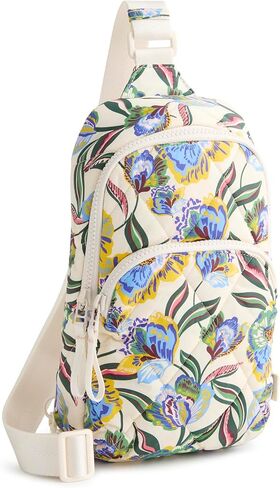 Vera Bradley Women's Featherweight Lorman Sling Backpack – Water Resistant Crossbody Purse for Travel, Work in Saudi Arabia