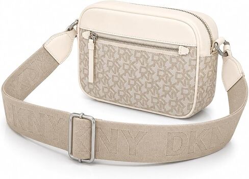 DKNY Women's Designer Crossbody Bag, Quilted Nylon Shoulder Purse, Styles Available in Saudi Arabia