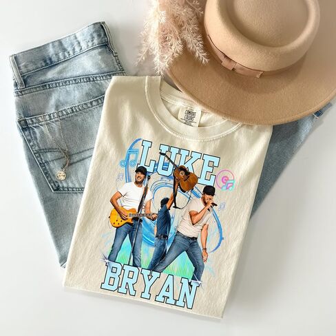 قميص جولة Word On The Street 2026، قميص Luke Country Music، قميص رعاة البقر الغربي، قميص رعاة البقر، تي شيرت عاشق الموسيقى، تي شيرت الموسيقى الغربية، تي شيرت الحفلة الريفية in Kuwait