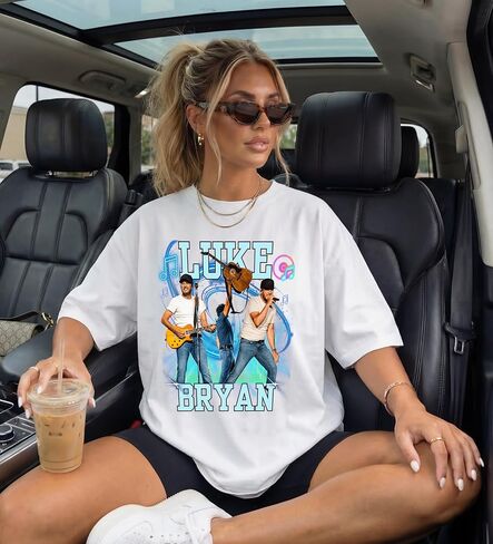 قميص جولة Word On The Street 2026، قميص Luke Country Music، قميص رعاة البقر الغربي، قميص رعاة البقر، تي شيرت عاشق الموسيقى، تي شيرت الموسيقى الغربية، تي شيرت الحفلة الريفية in Kuwait