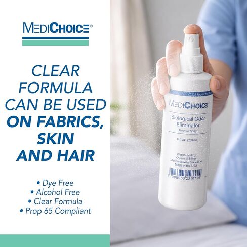 MediChoice Biological Odor Eliminator, Scented, Pump Spray, 8 Oz, 1314OE8120 (Each of 1) in Kuwait