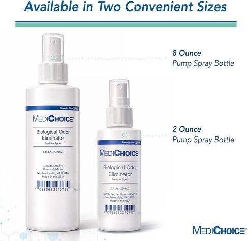 MediChoice Biological Odor Eliminator, Scented, Pump Spray, 8 Oz, 1314OE8120 (Each of 1) in Kuwait