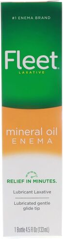 Fleet Laxative Mineral Oil Enema for Constipation, 4.5 fl oz Bottle (5 Pack) in Kuwait