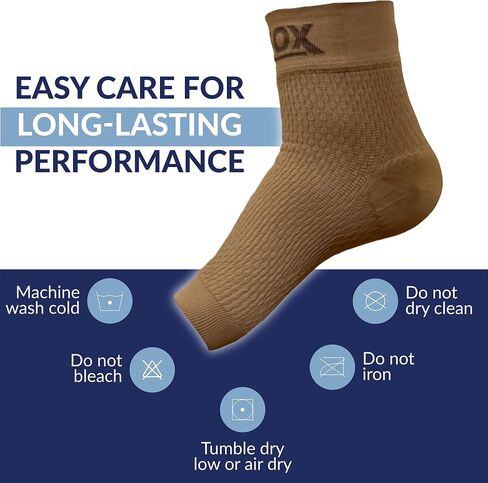 SB SOX - زوجان من الجوارب الضاغطة لالتهاب اللفافة الأخمصية (عارية، كبيرة + رمادية، كبيرة) in Saudi Arabia