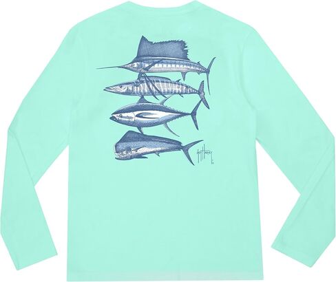 تي شيرت برسومات HarbourLite بأكمام طويلة للأولاد من Guy Harvey in Kuwait