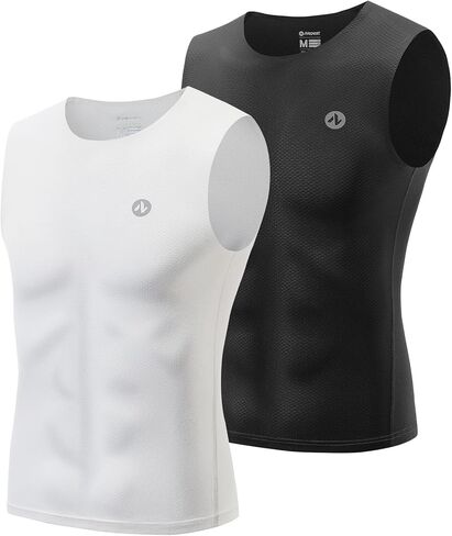 Nepest Men's Cycling Base Layer Sleeveless Vests Bike Mesh Undershirt Lightweight Biking Shirts Tank Tops in Saudi Arabia