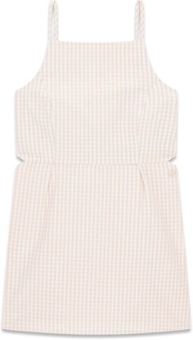Guess Girls' Sleeveless Vichy Cut Out Dress in Kuwait