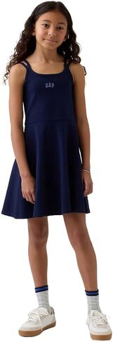 Gap Girls' Strappy Tank Logo Knit Dress in Kuwait