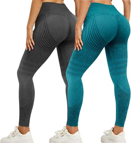 3D Cellulite Compression Leggings for Women, High Waisted Tummy Control Yoga Pants, Stretch Athletic Leggings in Kuwait