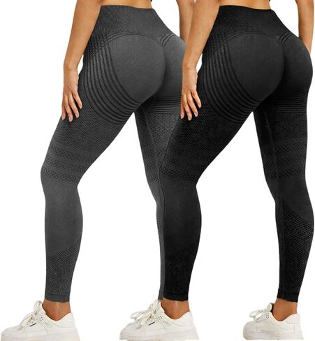 3D Cellulite Compression Leggings for Women, High Waisted Tummy Control Yoga Pants, Stretch Athletic Leggings in Kuwait