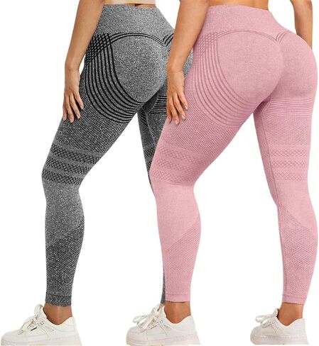 3D Cellulite Compression Leggings for Women, High Waisted Tummy Control Yoga Pants, Stretch Athletic Leggings in Kuwait