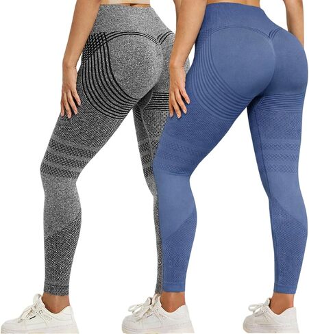3D Cellulite Compression Leggings for Women, High Waisted Tummy Control Yoga Pants, Stretch Athletic Leggings in Kuwait