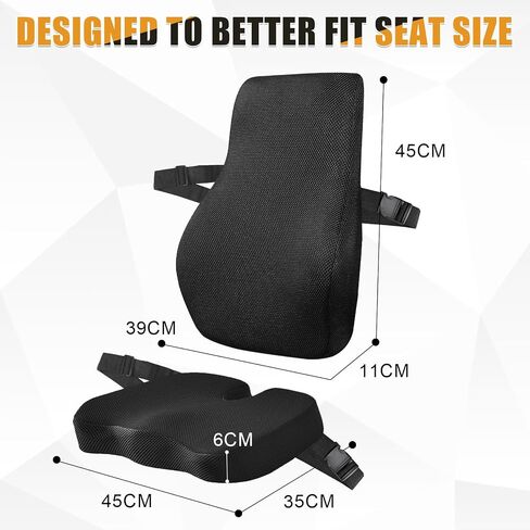 Car Seat Cushion & Back for Most Semi Truck Models, Compatible with Freightliner Volvo Kenworth Peterbilt, Driver Seat Cover for Semi Truck in Saudi Arabia