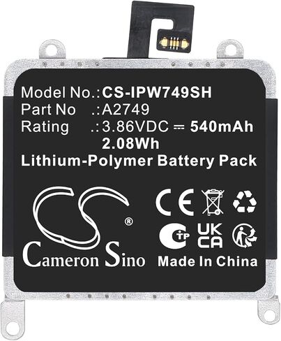 Cameron Sino 540mAh Replacement Battery for Apple A285, A2622, A2684,Watch Ultra, Watch Ultra 49mm, A2749 in Kuwait