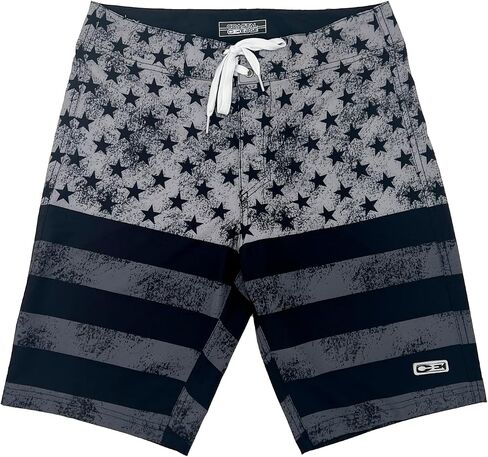 Men's Boardshorts, American Pride, Fashion Boardshorts, Back Pocket in Kuwait
