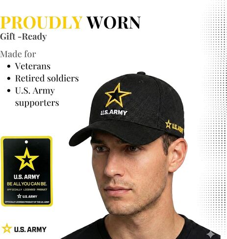 Officially Licensed U.S. Army Military Vietnam Veteran Baseball Cap - Corps of Engineers Embroidered U.S. Flag Premium Quality Adjustable Hook-and-Loop Closure Hat in Saudi Arabia