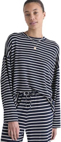 Vineyard Vines Women's Dreamy Jersey Long Sleeve Crewneck in Kuwait